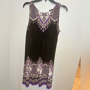 Black and Purple Women's Dress